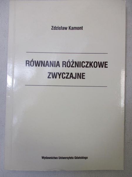 Równania różniczkowe zwyczajne