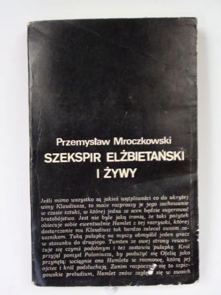 Szekspir elżbietański i żywy