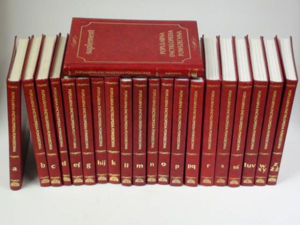 Popularna Encyklopedia Powszechna wyd. Fogra, T. I-XXI komplet