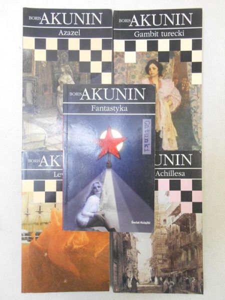 Akunin Boris - Zestaw 5 książek