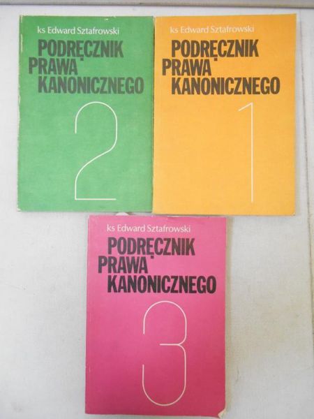 Podręcznik prawa kanonicznego, Tom I-III