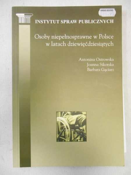 Osoby niepełnosprawne w Polsce w latach dziewięćdziesiątych