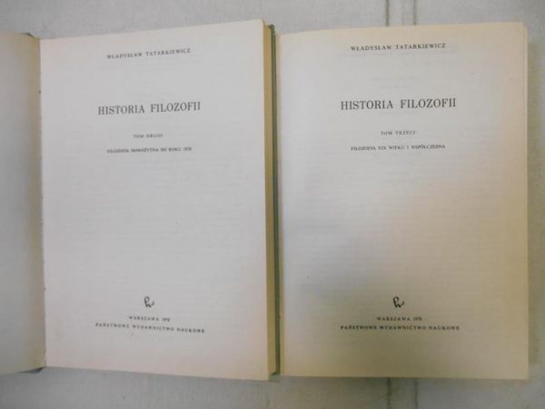 Historia filozofii, t. II-III