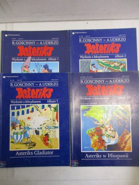 Gościnny Rene - Asteriks, Wydanie z leksykonem, 4 albumy