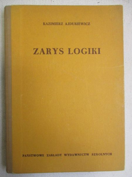 Ajdukiewicz Kazimierz - Zarys logiki