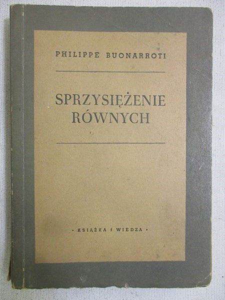 Buonarroti Philippe - Sprzysiężenie równych