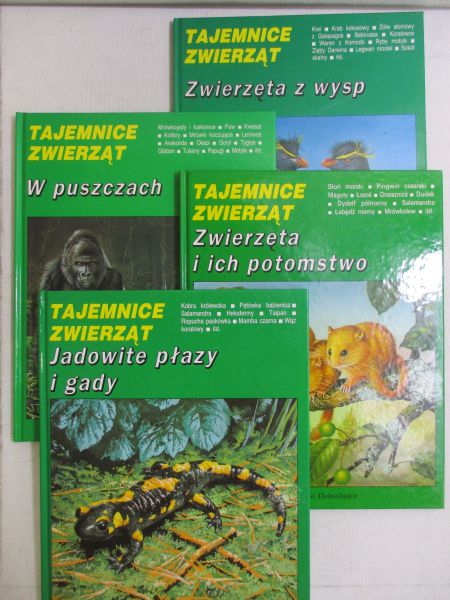 Tajemnice zwierząt. 4 tomy