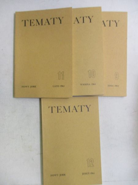 Tematy, Numery 9-12, 1964 r.
