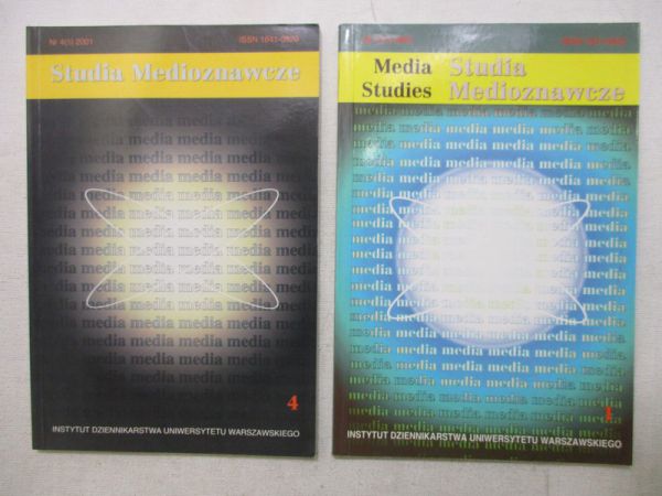 Adamowski Janusz (red.) - Studia Medioznawcze