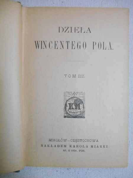 Dzieła, Tom III, 1913 r.
