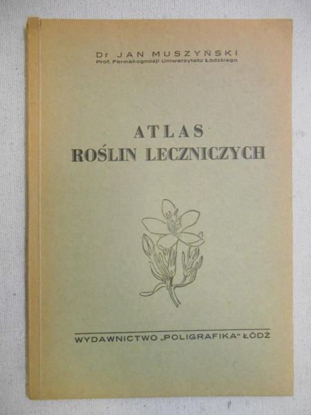 Atlas roślin leczniczych,1948 r.