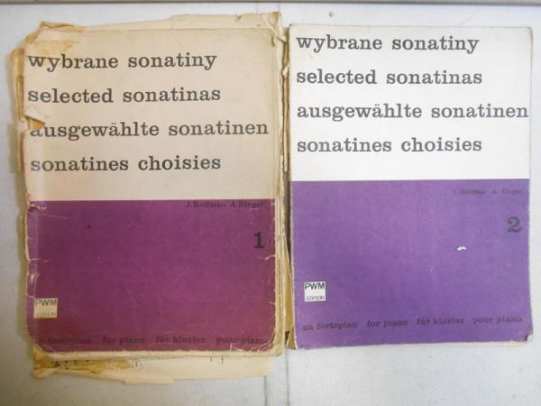 Hoffman J. - Wybrane sonatiny na fortepian t. I-II