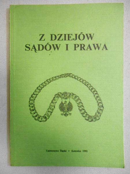 Z dziejów sądów i prawa