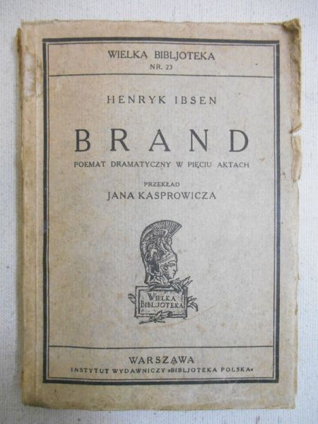 Brand, około 1923 r.