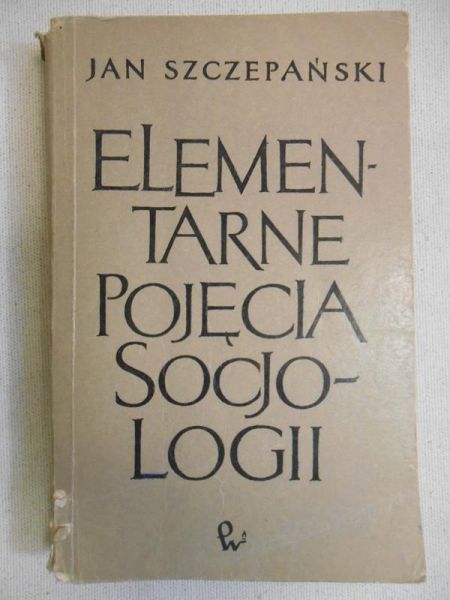 Elementarne pojęcia socjologii