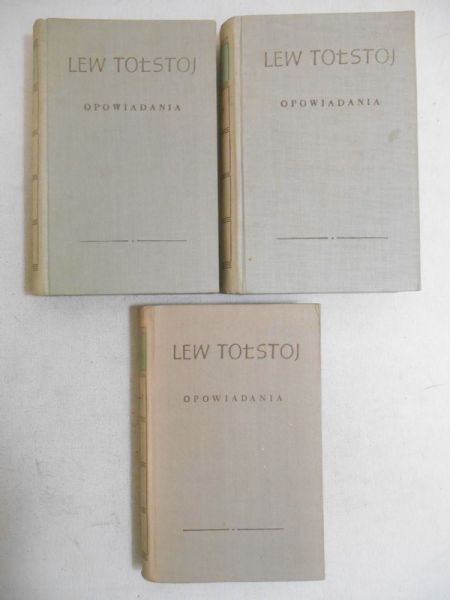 Opowiadania, 3 tomy