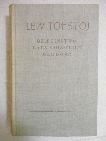 Dzieciństwo. Lata chłopięce. Młodość