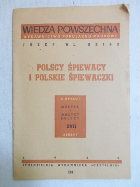 Polscy śpiewacy i polskie śpiewaczki, 1948 r.