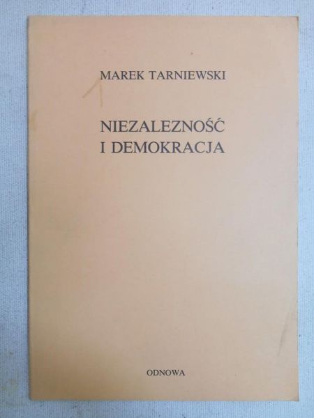 Niezalezność i demokracja