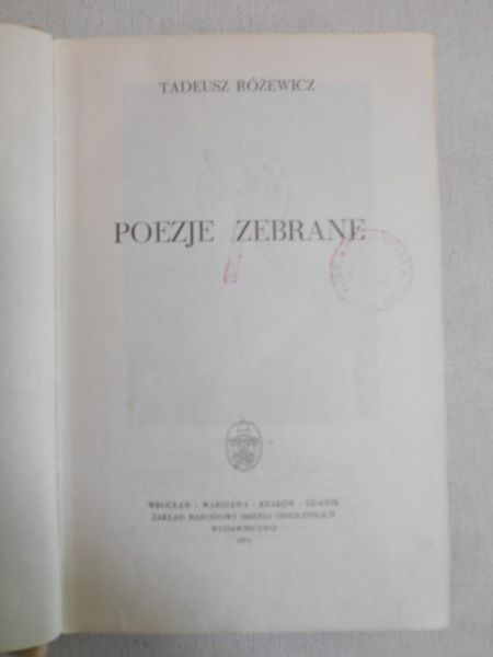 Poezje zebrane