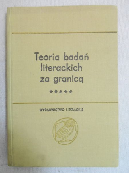 Teoria badań literackich za granicą