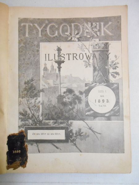 Tygodnik ilustrowany, Seria V, T. VII, 1893 r.