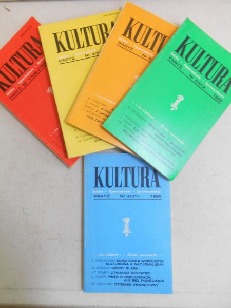 Kultura Paryska, zestaw 5 książek z 1990 r.