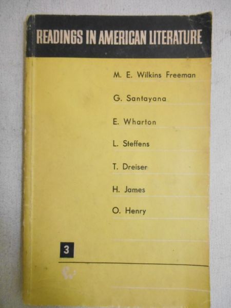 Readings in American literature, T. III