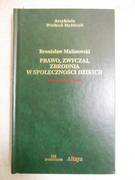 Prawo, zwyczaj, zbrodnia w społeczności dzikich