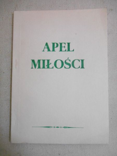Apel miłości, Reprint 1949 r.