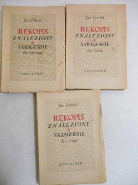 Rękopis znaleziony w Saragossie. T. I-III, 1950 r.