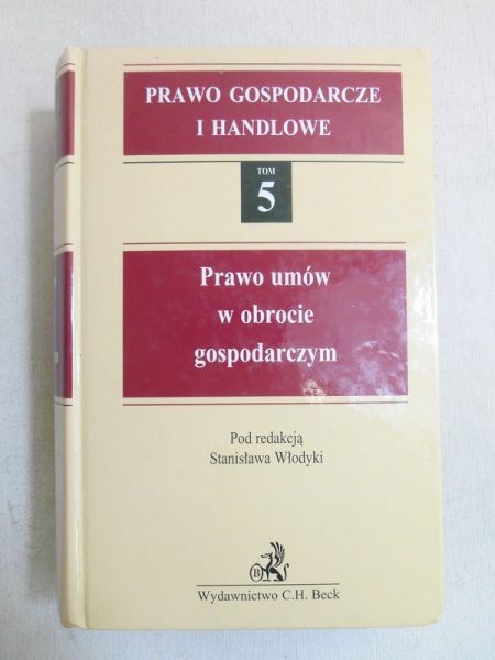 Prawo gospodarcze i handlowe, tom V