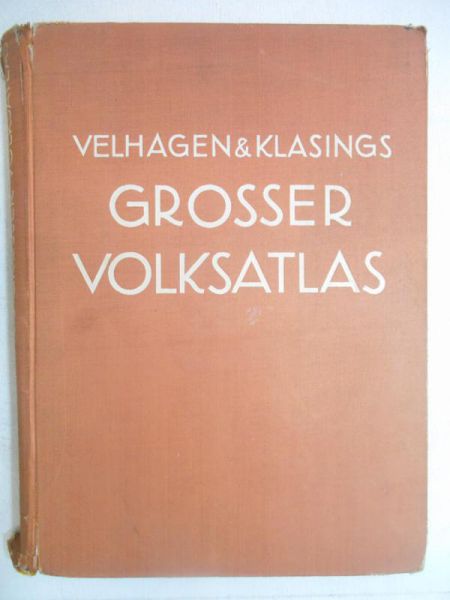 Grosser Volksatlas, 1939 r.