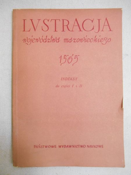 Lustracje województwa mazowieckiego 1565, cz. II