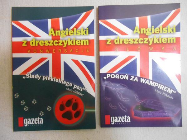 Angielski z dreszczykiem, 2 książki