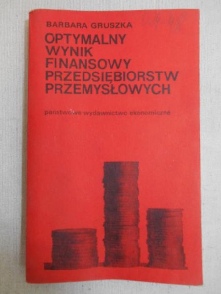 Optymalny wynik finansowy przedsiębiorstw przemysłowych