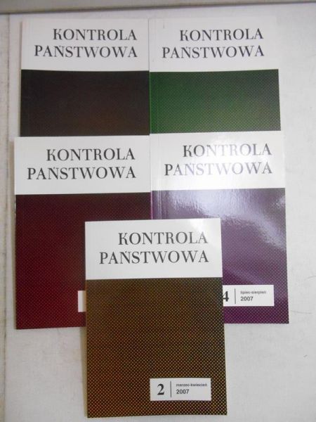Zbigiew (red.) - Kontrola państwowa, tom II-VI