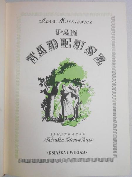 Mickiewicz Adam - Pan Tadeusz, 1950 r.