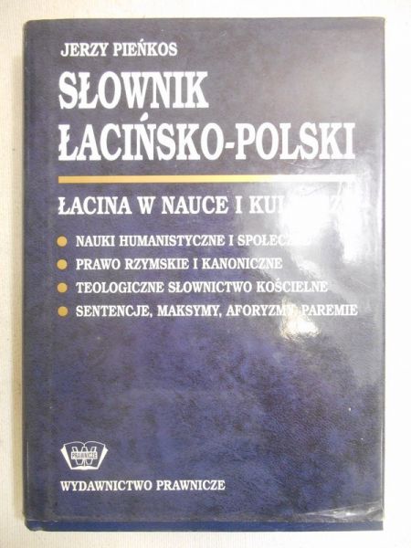 Pieńkos Jerzy - Słownik łacińsko-polski