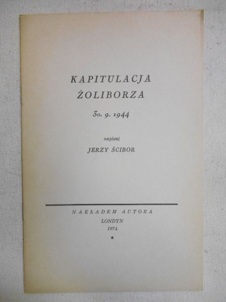 Kapitulacja Żoliborza 30.9.1944