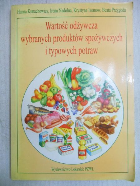 Wartość odżywcza wybranych produktów spożywczych i typowych potraw