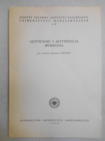 Aktywność i aktywizacja społeczna