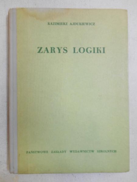 Ajdukiewicz Kazimierz - Zarys logiki