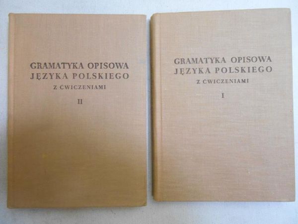 Gramatyka opisowa języka polskiego z ćwiczeniami, tom I-II