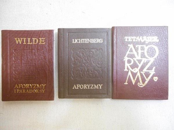 Lichtenberg, , Tetmajer - Aforyzmy, MINIATURY