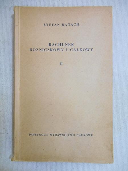 Rachunek różniczkowy i całkowy, tom II