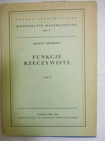 Sikorski Roman - Funkcje Rzeczywiste
