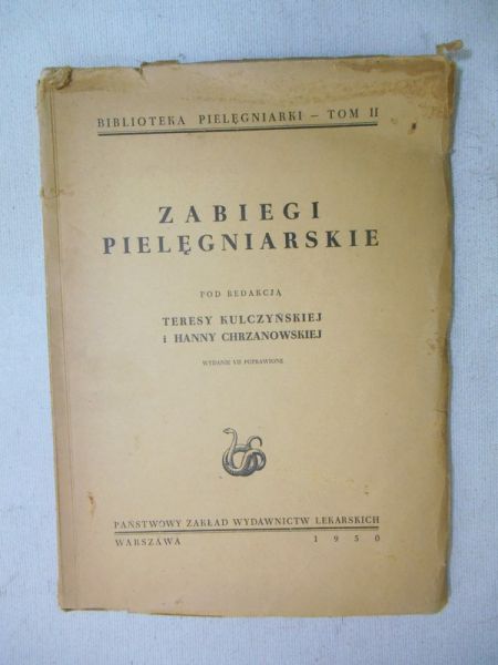 Zabiegi pielęgniarskie, 1950 r.
