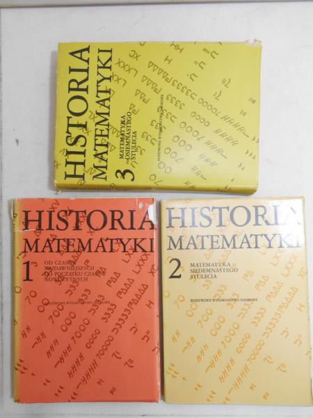 Historia matematyki, Tom I-III