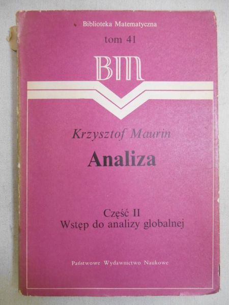 Maurin Krzysztof - Analiza, cz. II